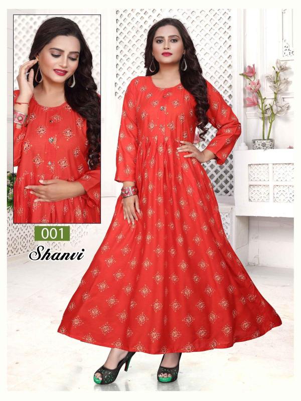 Trendy Shanvi Rayon Designer Kurti Collection